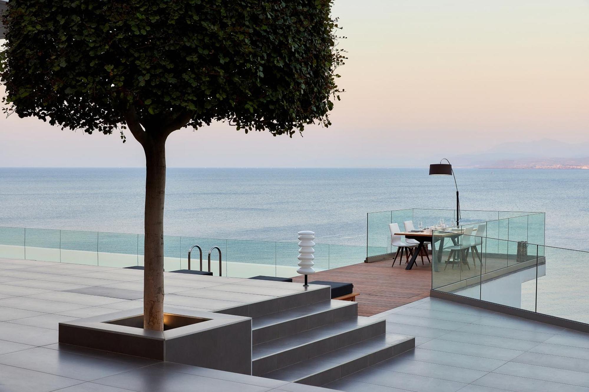 Beachfront Villa In Crete - Epavli Luxury Villa アギア・ペラギア エクステリア 写真