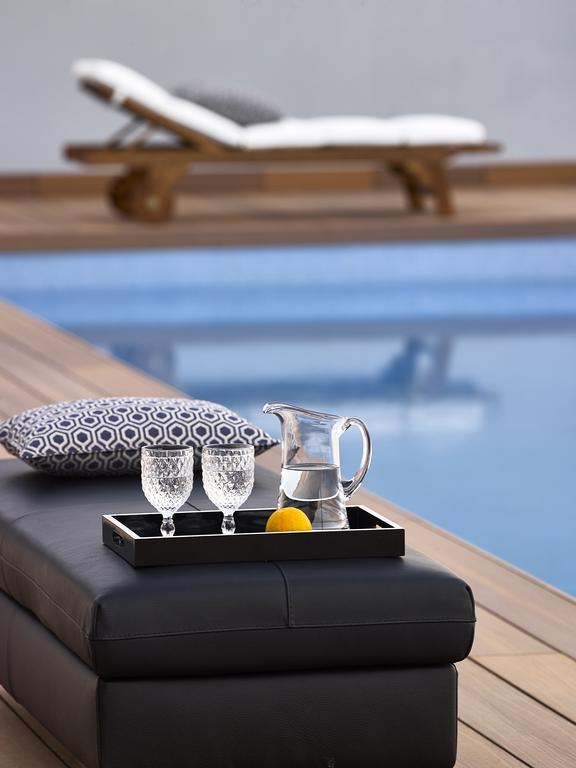 Beachfront Villa In Crete - Epavli Luxury Villa アギア・ペラギア エクステリア 写真